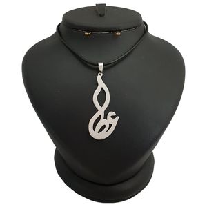گردنبند نقره مردانه ترمه ۱ طرح عطا کد mas 00258